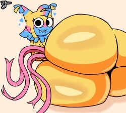 1girls 2026 ass big_butt breasts completely_naked completely_naked_female dandy's_world female female_only gigantic_butt happy hyper hyper_ass looking_at_viewer medium_breasts multicolored_body naked naked_female party solo solo_female yatta_(dandy's_world) zorkoth