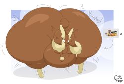 ass ass_expansion ass_focus belly big_ass big_butt bunny_girl expansion female female_only guzzlord420 huge_ass hyper hyper_ass lopunny massive_ass pokemon rabbit rabbit_girl stuffing thick_thighs