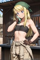 winry rockbell from fullmetal alchemist by tehmar