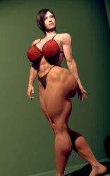 1girls 2026 3d 3d_model 3d_render abs ada_wong ada_wong_(adriana) asian asian_female athletic athletic_female bob_cut bra brickhouse capcom justfrog-entertainment light-skinned_female light_skin muscular muscular_female muscular_legs pale-skinned_female pale_skin panties resident_evil resident_evil_4 ribbons short_hair tagme thick_thighs thighs thunder_thighs thunderthighs toned toned_body toned_female veins veiny veiny_penis virt-a-mate virtamate