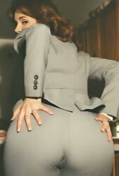 ai_generated ass ass_focus assjob office_lady shaking_ass shaking_butt tagme twerking video
