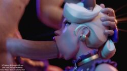 1boy 1boy1girl 1girls 3d 3d_animation :>= angry_expression animated blonde_female blonde_hair blowjob blowjob_face deepthroat female_focus gagging greengrass jewelry lecheryamoreva looking_at_partner loop male/female male_penetrating_female mercy opennsfwsp overwatch overwatch_2 self_upload sexy simple_background tagme throat_bulge video