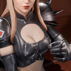 1girls 2026 3d after_orgasm after_sex animated big_breasts blonde_hair breasts cleavage clothed clothing cum cum_between_breasts cum_on_body cum_on_breasts cum_on_clothes cum_on_face female female_only fortnite gloves handjob_gesture jiggling_breasts jtopau light-skinned_female light_skin long_hair loop magik_(fortnite) magik_(illyana_rasputin) marvel marvel_comics navel no_sound red_lipstick solo video_games x-men