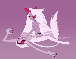 2girls angel angel_humanoid asphyxiation barbed_dildo blood bodily_fluids breasts canon_x_oc choking clockstops3am colored_blood demon demon_humanoid dick_(chimeracocks) dildo duo fan_character female female/female female_penetrated female_penetrating female_penetrating_female forced genital_fluids genitals hazbin_hotel hellaverse hi_res humanoid humanoid_on_humanoid humanoid_penetrated humanoid_penetrating humanoid_penetrating_humanoid labbit1337 nonbinary_(lore) penetration purple_theme rape sex sex_toy sex_toy_in_vagina sex_toy_insertion strapon strapon_in_pussy strapon_insertion strapon_sex tail tailed_humanoid toying_partner trans_(lore) trans_man_(lore) unusual_blood unusual_bodily_fluids vaggie_(hazbin_hotel) vaginal_penetration vulva wearing_strapon yellow_blood