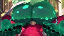 1boy 1futa anal animated anus ass barefoot black_toenails cock-tail feet feet_on_chest feet_together feet_up first_person_view foot_fetish futa_focus futanari goddess hela hela_(empress_of_the_cosmos) hela_(marvel_rivals) hung_bottom hung_futa iron_man male male_on_futa marvel marvel_rivals rayhuma soles sound_edit tagme toes toes_scrunch vexo_p video video_game_character video_games