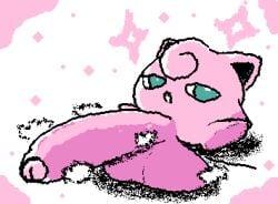 animated balls big_balls big_penis erection foreskin generation_1_pokemon genitals green_eyes huge_balls huge_penis hyper hyper_balls hyper_genitalia hyper_penis jigglypuff male mammal nintendo not_furry open_mouth partially_retracted_foreskin penis pincoosh pink_body pokemon pokemon_(species) pokemon_only sitting solo waddling_head