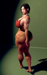 1girls 2026 3d 3d_model 3d_render abs ada_wong ada_wong_(adriana) asian asian_female athletic athletic_female bob_cut bra brickhouse capcom justfrog-entertainment light-skinned_female light_skin muscular muscular_female muscular_legs pale-skinned_female pale_skin panties resident_evil resident_evil_4 ribbons short_hair tagme thick_thighs thighs thunder_thighs thunderthighs toned toned_body toned_female veins veiny veiny_penis virt-a-mate virtamate