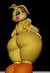 3d animated anonymous_artist ass_focus big_ass big_breasts breasts furry heartbreak_chica_(geodat64) shaking_butt tagme twerking video