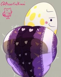 1girl 2025 alternate_version_at_source alternate_version_available animate_inanimate artist_name artist_signature ass ass_focus battle_for_bfdi battle_for_dream_island bfb bfdi big_ass big_butt black_outline blush blush_lines butt_focus egg eggy_(bfdi) female female_only gigantic_ass gigantic_butt huge_ass huge_butt large_ass large_balls looking_at_ass looking_at_own_ass looking_at_own_butt object_show object_shows onomatopoeia pillow_(bfdi) solo solo_female tagme thick thick_ass thick_legs thick_thighs twitter_username wobble wobbling_ass