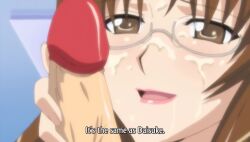 00s 1boy 2009 2girls 3girls animated anime_screenshot black_hair brown_hair cooperative_fellatio fellatio female glasses inseki loli long_hair lying mother_and_daughter mother_and_son multiple_girls on_back on_bed oral ponytail soukan_yuugi_2 souma_natsuki souma_yuuna sound straight tagme teamwork_(sexual) video