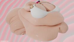 3d big_belly big_breasts blob breasts burger fat fat_ass fat_female huge_belly huge_breasts immobile immobilized morbidly_obese morbidly_obese_female obese partially_clothed pink_hair poison_(final_fight) sunninsfw ussbbw