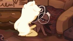 animated blonde_hair brown_hair consent cookie_run cookie_run_kingdom espresso_cookie floor floor_sex gay gay_domination gay_male gay_sex glasses kashatoma66 long_hair madeleine_cookie male missionary missionary_position passionate passionate_sex pleasure_face pleasured video