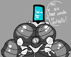 breasts caseto dicks female pal_(the_mitchells_vs._the_machines) robot robot_girl screen_face tagme teapot the_mitchells_vs._the_machines thick_thighs