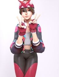 1girls 3d activision blizzard_entertainment breasts curvaceous curvy curvy_figure female hips kiriko_(overwatch) kiriko_kamori legs light-skinned_female light_skin mature mature_female overwatch overwatch_2 slim_waist thick thick_hips thick_legs thick_thighs thighs voluptuous vtemp waist wide_hips