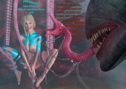 1girls 3d anal anal_rape ass blonde_hair blue_eyes breasts caption captured captured_heroine clothed_sex clothing crying cum cum_in_ass cum_inside defeated defeated_heroine female imminent_rape imminent_sex impregnation interspecies interspecies_impregnation long_hair male metroid monster monster_on_female oviposition ovipositor pain penetration pussy rape samus_aran scared sex sex_slave size_difference spread_legs tentacle tentacle_rape that3dartist torn_clothes torn_clothing torture wide_hips zero_suit_samus