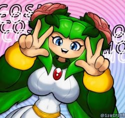 big_breasts cosmo_the_seedrian plant_girl sawcraft1 sega sonic_x tms_entertainment