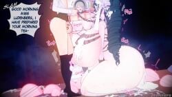 1boy 2girls 3d after_sex bikini bite_mark bite_marks black_hair blindfold bondage breasts celestia_ludenberg chain chain_leash cock collar condom condom_balloon condom_tied_to_nipple cum cum_in_pussy cum_inside cum_on_breasts cum_on_hair danganronpa danganronpa:_trigger_happy_havoc danganronpa_v3 dominant_femboy dominant_male english english_text female femboy femboy_on_female femboydom feminine_male femsub fujisaki_chihiro gag gothic_lolita grey_hair huge_ass huge_breasts leash lipstick_mark lipstick_on_balls maid maid_headdress male male/female maledom micro_bikini nipple_piercing oral penis skimpy_clothes slave socks straight toujou_kirumi twin_drills twintails white_skin zephyrf8