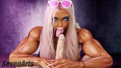 1boy 1boy1girl 1girls 3d athletic athletic_female big_ass big_breasts bimbo blowjob breasts chest cum cum_on_face cumshot curvaceous curvy curvy_figure dark-skinned_female dark_skin ejaculation enormous_ass enormous_breasts fellatio female fit fit_female gal gigantic_ass gigantic_breasts gyaru gyaru_gal handjob hips hourglass_figure jessica_levitt large_ass large_breasts legs licking licking_penis light-skinned_female light_skin male male/female massive_ass massive_breasts mature mature_female muscular muscular_female niku_(sevenarts) oral orgasm original original_character penis sevenarts sevenverse slim_waist sound straight sucking sucking_penis tagme tan-skinned_female tan_body tan_skin thesevenartsx thick thick_hips thick_legs thick_thighs thighs tongue tongue_out video voluptuous waist wide_hips