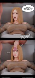 1boy 1boy1girl 1girls 3d alaric_(roseblue3d) big_ass big_breasts big_thighs breasts bust busty curvaceous curvy curvy_figure female hips huge_ass huge_breasts huge_thighs large_ass large_breasts large_thighs light-skinned_female light-skinned_male light_skin male male/female mature mature_female mature_male my_neighbor's_widow original original_character original_characters rose_blue_3d short_male slim_waist sophie_scott spanish_text thick thick_hips thick_legs thick_thighs thighs voluptuous waist wide_hips