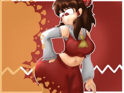 reimu hakurei from touhou by modestpal