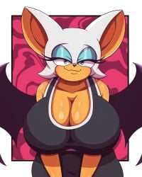 1girls anthro big_ass big_breasts big_butt commission cxrryart furry furry_only looking_at_viewer pinup pinup_pose pose pov rouge_the_bat rouge_the_rider shortstack sonic_(series) sonic_riders sonic_the_hedgehog_(series) thick_thighs thighs voluptuous voluptuous_female