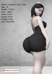 1girls 3d ass big_ass big_boobs big_breasts big_butt big_tits bimbo boobs breasts busty cleavage curvaceous curvy curvy_figure digital_media_(artwork) enormous_breasts eyebrows eyelashes eyes female female_focus female_only fit fit_female gigantic_ass gigantic_breasts goth goth_girl gothic gothic_girl hair hips hourglass_figure huge_ass huge_boobs huge_breasts huge_tits human hyper_breasts large_ass large_breasts legs light-skinned_female light_skin lips lorrayne_hart massive_ass massive_breasts mature mature_female original original_character pale-skinned_female pale_skin round_ass round_breasts thick thick_hips thick_legs thick_thighs thighs tonices top_heavy upper_body voluptuous waist wide_hips