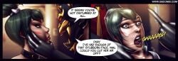 bondage caption comics dbcomix female helpless humiliation kiriko_(overwatch) maledom overwatch overwatch_2 parody redenshi suffocationbdsm torment