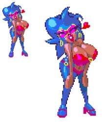 1girls big_ass big_breasts bimbo casetermk dark-skinned_female female female_only furry genderswap_(mtf) high_heels hourglass_figure huge_breasts navel nipple_bulge nipple_slip nipples nipples_visible_through_clothing rule_63 sega sonic_(series) sonic_the_hedgehog sonique_the_hedgehog tagme thick_lips thick_thighs