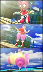 1girls 3d 3d_(artwork) amy_rose ass_bigger_than_head ass_expansion barefoot big_ass big_breasts breast_expansion breasts_bigger_than_head casual casual_nudity chaos_emerald clothed completely_nude completely_nude_female female female_only full_body giantess huge_ass huge_breasts hyper_ass hyper_breasts hyper_nipples lordscrubart naked naked_female nipples_bigger_than_head nude nude_female public public_nudity shortstack solo solo_female sonic_(series)