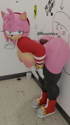 3d 3d_(artwork) 3drendernoob amy_rose amy_rose_(coel3d) ass bathroom big_breasts big_butt blender_cycles breasts buttjob clothing coel3d covered_buttjob digital_media_(artwork) duo eulipotyphlan female glory_hole green_eyes hedgehog hi_res hot_dogging human humanoid leggings legwear male male/female mammal sega sonic_(series) sonic_the_hedgehog_(series) thick_thighs trash