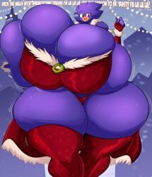 anthro big_breasts breasts busty_bird christmas cleavage cleavage_overflow enormous_breasts giant_breasts gigantic_breasts huge_breasts hyper_breasts jaeh large_breasts massive_breasts tagme thick_thighs thighs