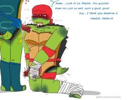 blowjob brothers crying cum cum_in_mouth cum_on_face gay implied_oral incest leonardo leonardo_(rise_of_the_tmnt) male_only open_mouth overstimulated raphael raphael_(tmnt) rise_of_the_teenage_mutant_ninja_turtles rottmnt scalie tcest tmnt yaoi