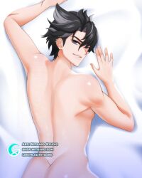 bodypillow genshin_impact male_only mitgard-knight mitgardstore wriothesley_(genshin_impact)