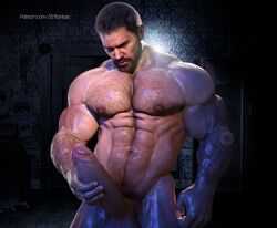 3d7fantasy abs biceps capcom chris_redfield growth_sequence hairy_male hyper hyper_balls hyper_genitalia hyper_penis hyper_testicles male male_focus male_only muscle muscles muscular muscular_arms muscular_ass muscular_back muscular_legs muscular_male muscular_thighs nipples pecs resident_evil thick_thighs veins veiny_penis