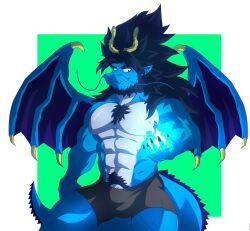 abs arms arms_up bara bara_tiddies bara_tits biceps big_biceps big_chest big_nipples big_pecs big_penis black_hair blue blue_body blue_dragon_(animal) blue_eyes blue_nipples blue_skin blush chest chest_hair commission_art completely_naked completely_naked_male completely_nude completely_nude_male dilf dragon erect_nipple erect_nipples erect_penis erection facial_hair furry furry_male furry_only hairy hairy_armpits hairy_arms hairy_balls hairy_chest hairy_legs hairy_male half-closed_eyes head heart light-skinned light_skin looking_at_viewer looking_down male male_boobs male_focus male_only male_tits man_boobs man_tits manboobs moustache muscle muscles muscular muscular_arms muscular_chest muscular_legs muscular_male muscular_male_only muscular_pecs naked naked_male nipple_outline nipples nude nude_male pecs pectorals shiny_skin solo solo_focus solo_male sweat