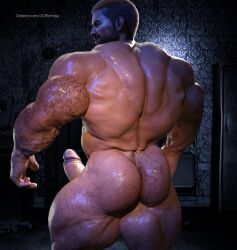 3d7fantasy abs biceps capcom chris_redfield growth_sequence hairy_male hyper hyper_balls hyper_genitalia hyper_penis hyper_testicles male male_focus male_only muscle muscles muscular muscular_arms muscular_ass muscular_back muscular_legs muscular_male muscular_thighs nipples pecs resident_evil thick_thighs veins veiny_penis