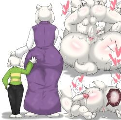 1boy 1boy1girl 1girls 2d age_difference anthro asriel_dreemurr ass color cum_in_pussy cum_inside enigi09 female furry groping hand_on_ass heart impregnation inbreeding incest incest_pregnancy male/female mating_press milf mother mother_and_son no_humans older_female older_woman_and_younger_boy ovum spoken_heart straight tagme toriel uncensored undertale undertale_(series) wet_pussy young younger_male