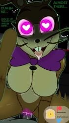 beanontoast bowtie breasts cum female female/male female_anthro female_focus female_on_top femdom five_nights_at_freddy's five_nights_at_freddy's:_help_wanted furry furry_only genderswap genderswap_(mtf) glitchtrap heart heart-shaped_pupils hypnosis hypnotizing_viewer looking_at_viewer male male_pov moan moaning pov pov_eye_contact reverse_cowgirl_position reverse_rape rule_63 saliva saliva_drip seduction seductive speaking_to_viewer stitches straight text thick_thighs thighs tongue_out unseen_male_face whiskers yandere