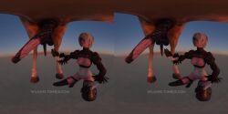 3d animated blindfold mp4 nier:_automata no_sound stereogram tagme video wiloh95 yorha_2b zoophilia