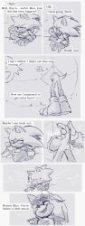 absurd_res andromorph anthro archie_comics ass blush comic cuntboy dialogue duo english_text hi_res intersex intersex/male male rule_63 scourge_the_hedgehog sega sonic_(series) sonic_the_hedgehog sonic_the_hedgehog_(archie) sonic_the_hedgehog_(comics) sonic_the_hedgehog_(series) speech_bubble stuck text the_big_yikes through_wall