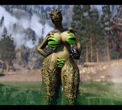argonian from skyrim by kiptisin