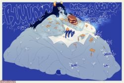 alien bbw blob burp burping fat fat_fetish fat_woman female food gassy gray_skin homestuck horns hyper_fat immobile messy_eater mofuuwafuwa obese obese_female slob solo_female ssbbw steaming_body sweat sweat_stain sweaty_body ussbbw vriska_serket weight_gain yellow_eyes