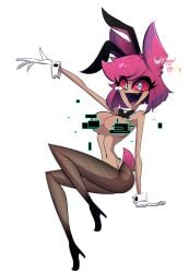 alastor_(hazbin_hotel) censored female_alastor_(hazbin_hotel) female_only genderbend hazbin_hotel rule_63 tagme topless usagi_star