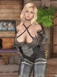 3d animated armor big_ass big_breasts bikini_armor blonde_hair blue_eyes bodysuit dat_ass dommy_mommy elf_orc_lunaire glasses huge_ass huge_breasts large_ass large_breasts rebecca_(original_character) seductive shaking skyrim tagme the_elder_scrolls tight_clothing video