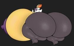 big_ass big_breasts braixen breasts bubble_butt huge_ass huge_breasts hyper muffyhecc pokémon_(species) pokemon pokemon_(species) tagme