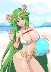 palutena from kid icarus by maho malice