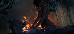3d animated anthro anthro_penetrating anthro_penetrating_human baldur's_gate_3 belly belly_bulge bulge cowgirl_position dungeons_and_dragons elf elf_ears elf_female elf_girl human_female interracial interspecies kaminakirei lizard lizard_humanoid lizardman male_anthro/female_human male_anthro/female_humanoid monster monster_on_female no_sound penetration penis riding riding_penis shadowheart short_video shorter_than_30_seconds snake_(petruz) source_filmmaker tagme tav_(baldur's_gate) vagina vaginal_insertion vaginal_penetration vaginal_sex video