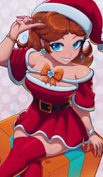 princess daisy from christmas by axlhearts