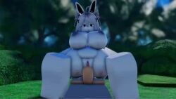 1boy 1girl1boy 1girls 20_seconds 3d animated areolae ass audible_creampie audible_ejaculation breasts bunny_ears cowgirl_position cum cum_in_pussy cum_inside kinlyrr kinny_the_bunny_(kinlyrr) light-skinned_male nipples original_character penis pussy riding_penis roblox robloxian shorter_than_30_seconds slow_sex sound tagme thighs video white_hair white_skin