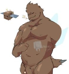 anthro arthropod ass bee bee_swarm_simulator belly big_butt brown_body brown_fur chubby closed_eyes fat flaccid fur fuzzy fuzzy_bee_(bee_swarm_simulator) genitals giant giant_male hand_on_belly hi_res hymenopteran icerary insects male male_focus male_only overweight penis petals please_kill_me reference_image roblox simple_background smile solo tall what_is_this what_is_wrong_with_you white_background